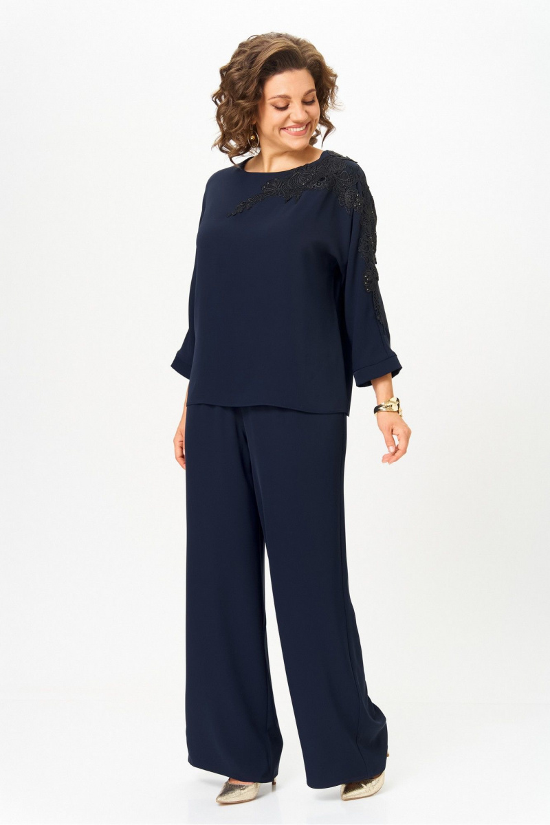 Брючный костюм Rumoda 2278_дл_синий