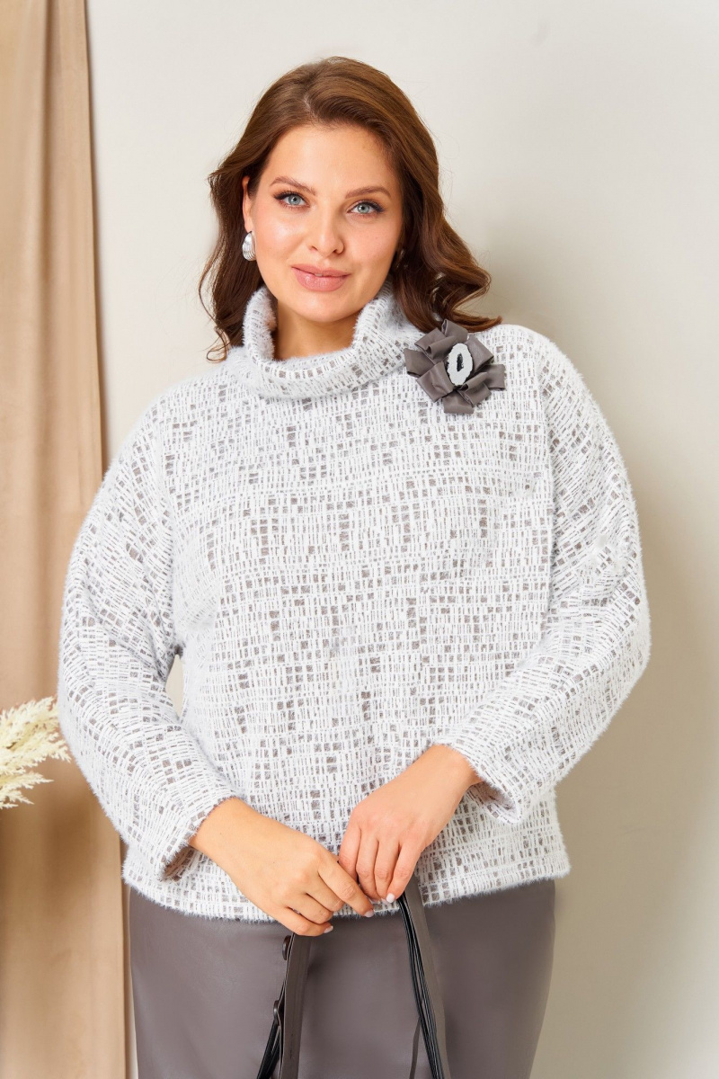 Юбочный комплект VOLNA 1447 бежево-белый