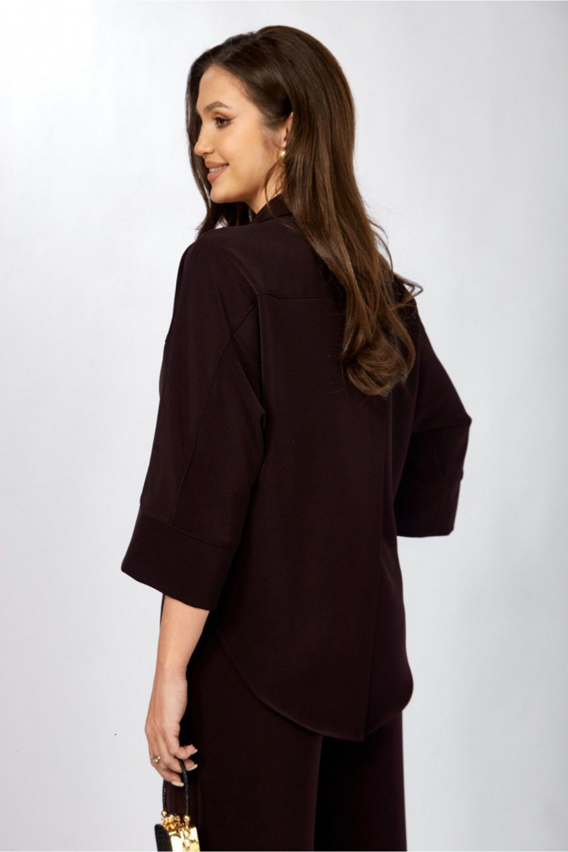 Брючный комплект ZigzagStyle 559-2 темная ежевика