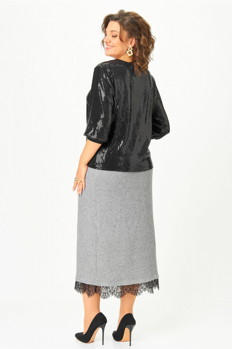 Юбки Andina city 1020-25 серый