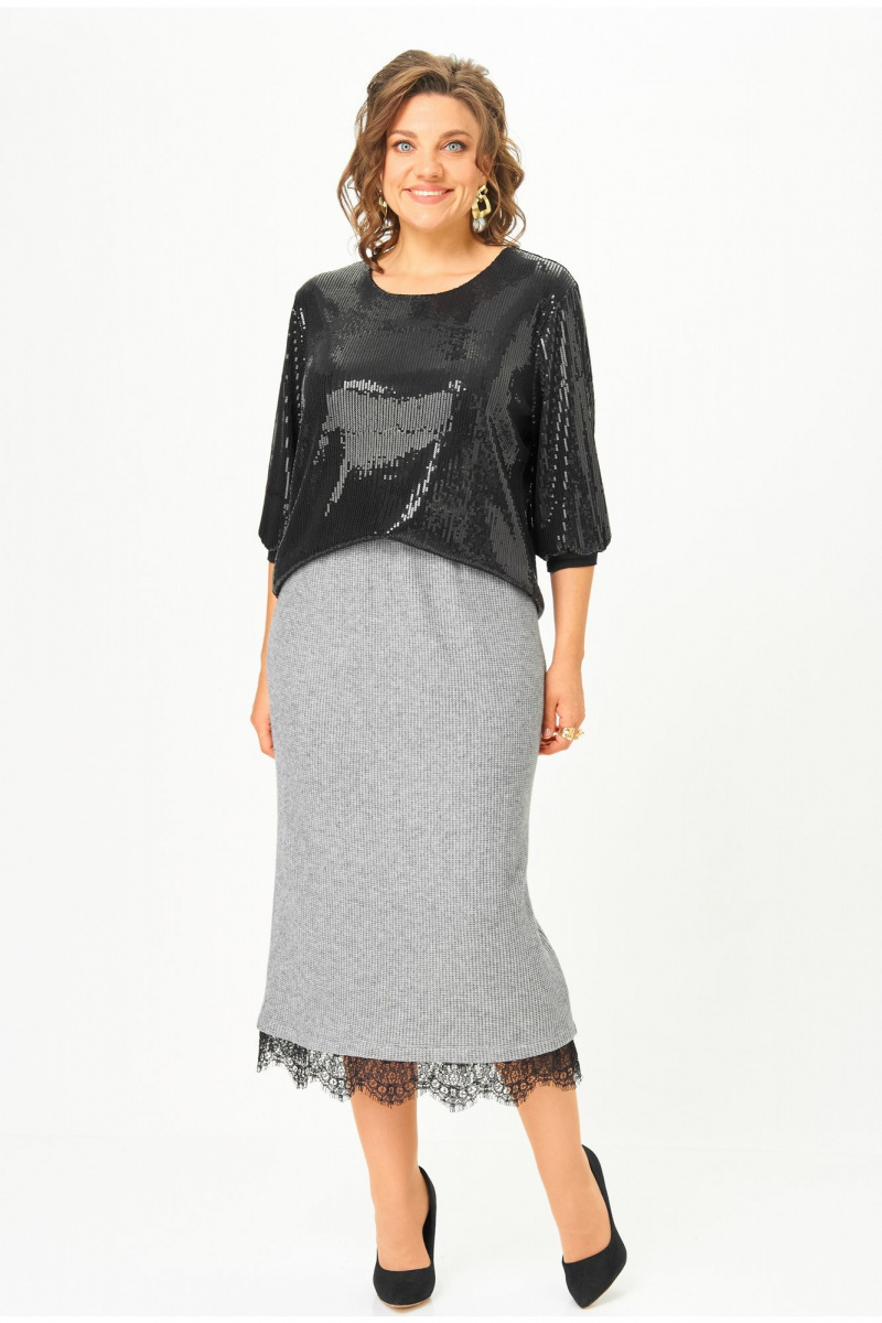 Юбки Andina city 1020-25 серый