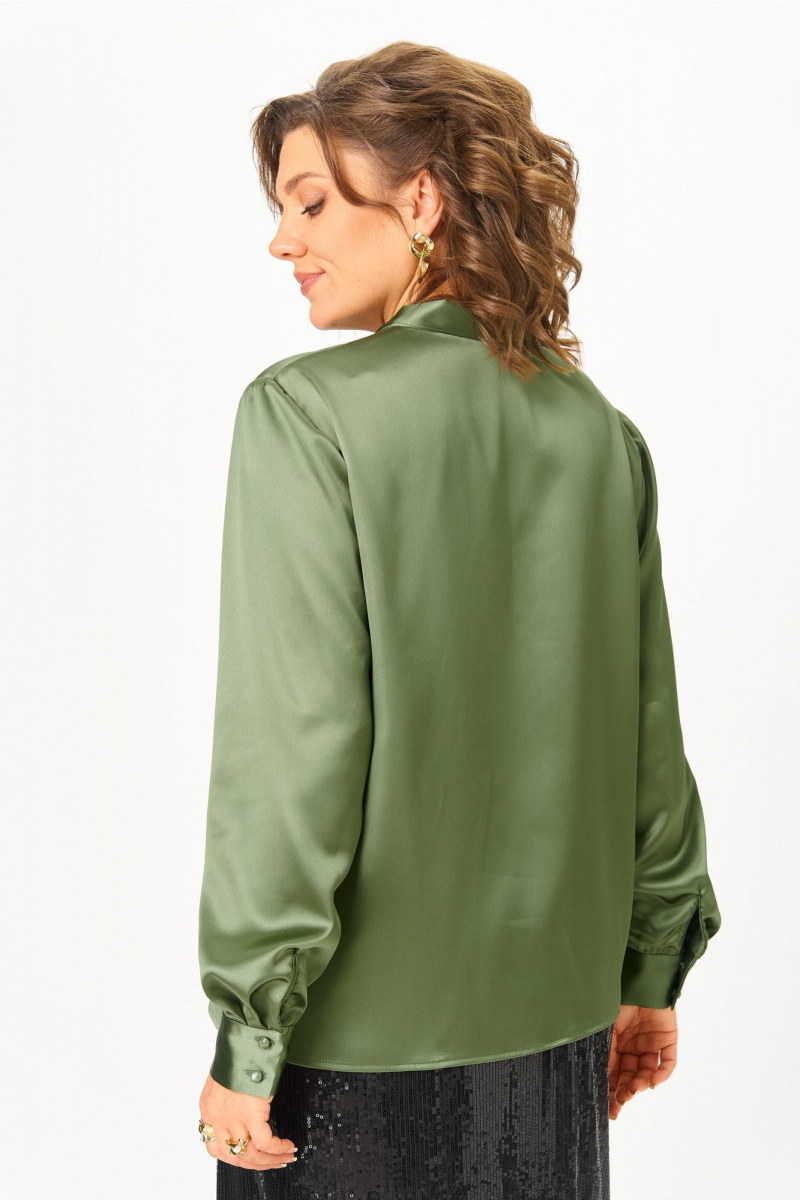 Блузы Andina city 5042-25 оливковый