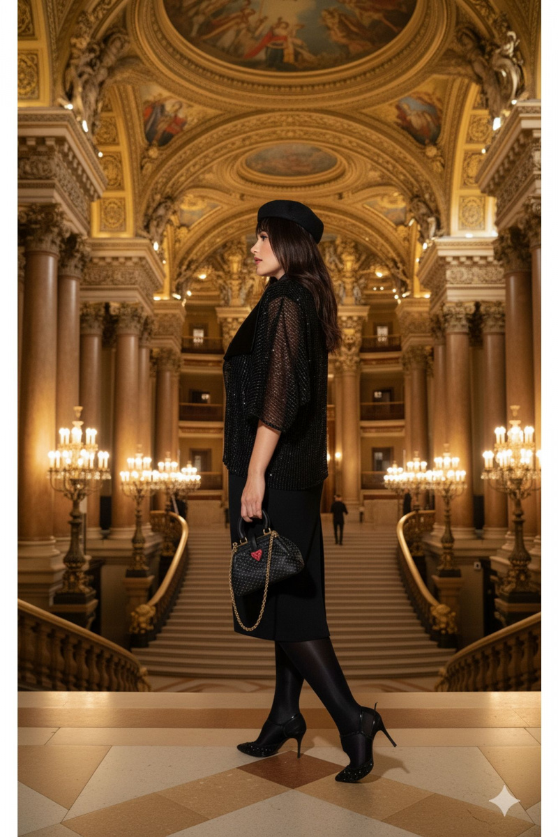 Плательный комплект Vittoria Queen 26333 черный