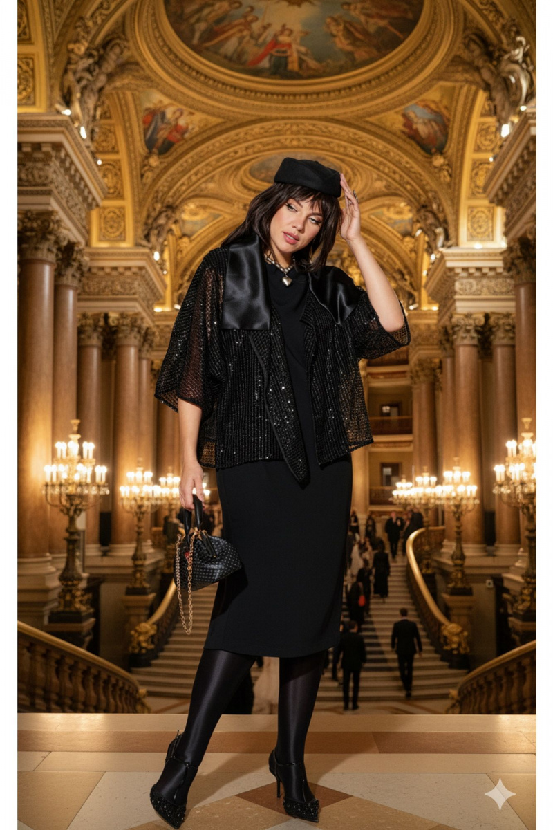 Плательный комплект Vittoria Queen 26333 черный