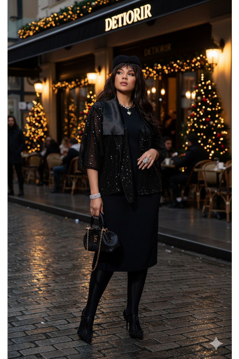 Плательный комплект Vittoria Queen 26333 черный