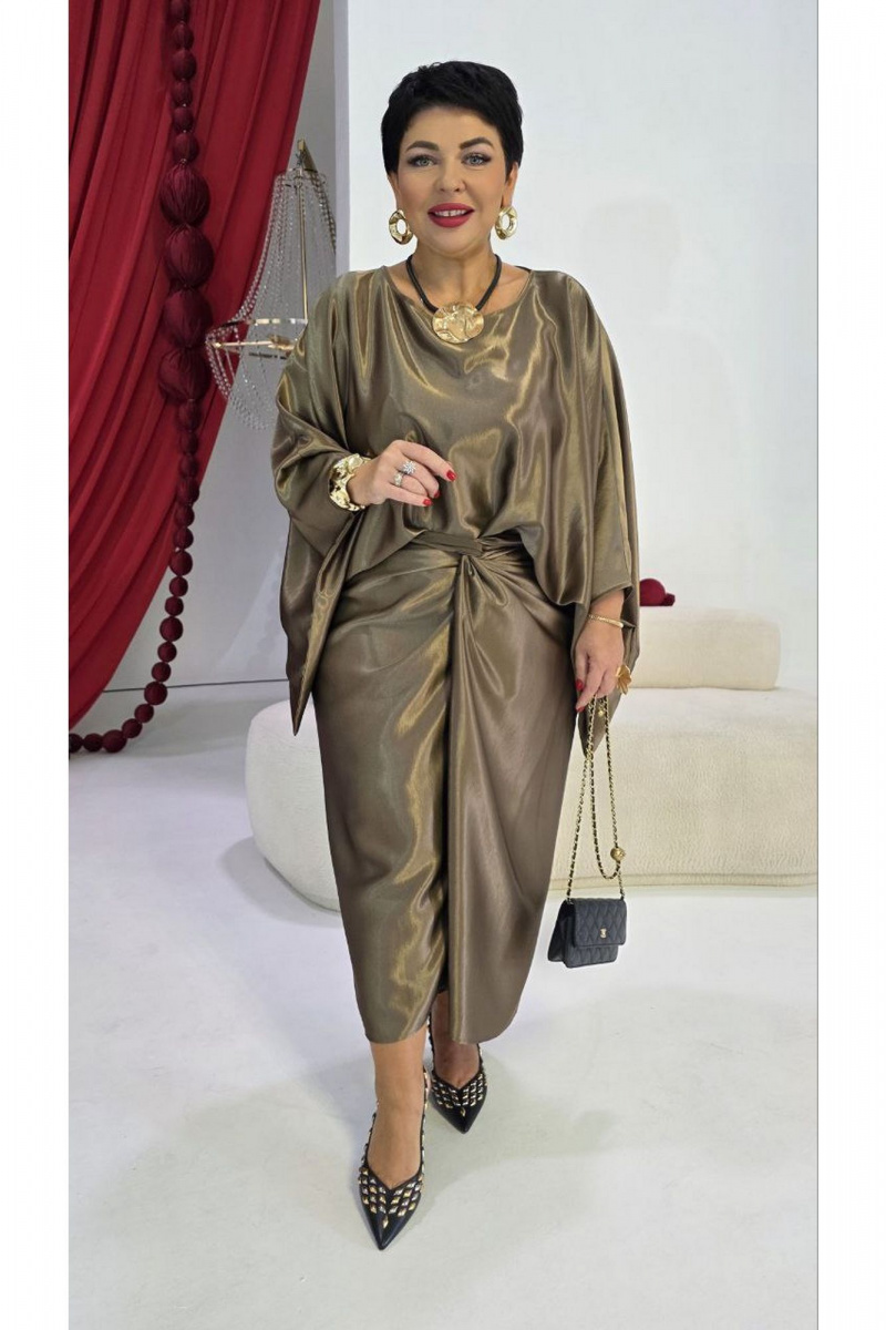 Юбочный комплект Vittoria Queen 26343/1 перламутрово-золотой