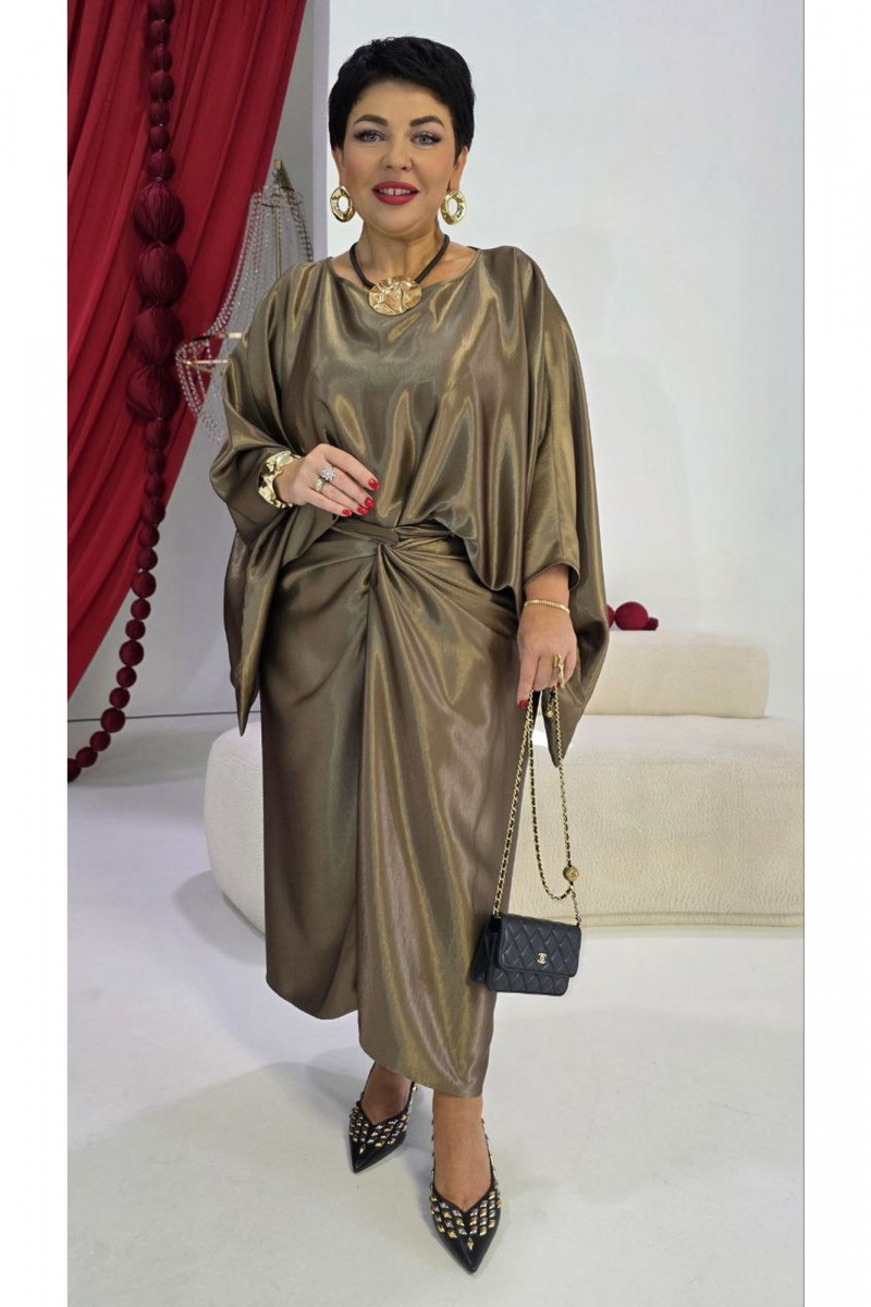 Юбочный комплект Vittoria Queen 26343/1 перламутрово-золотой