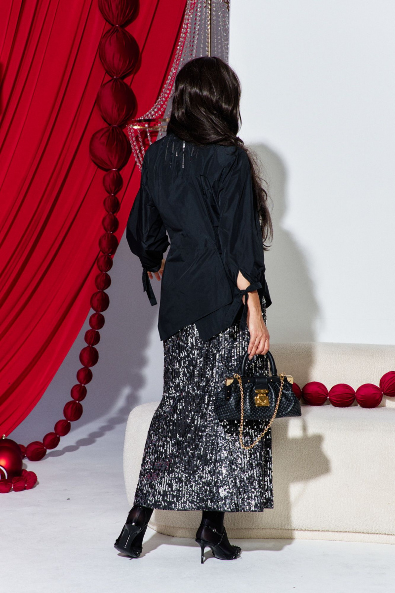 Юбочный комплект Vittoria Queen 27313 черно-серебристый