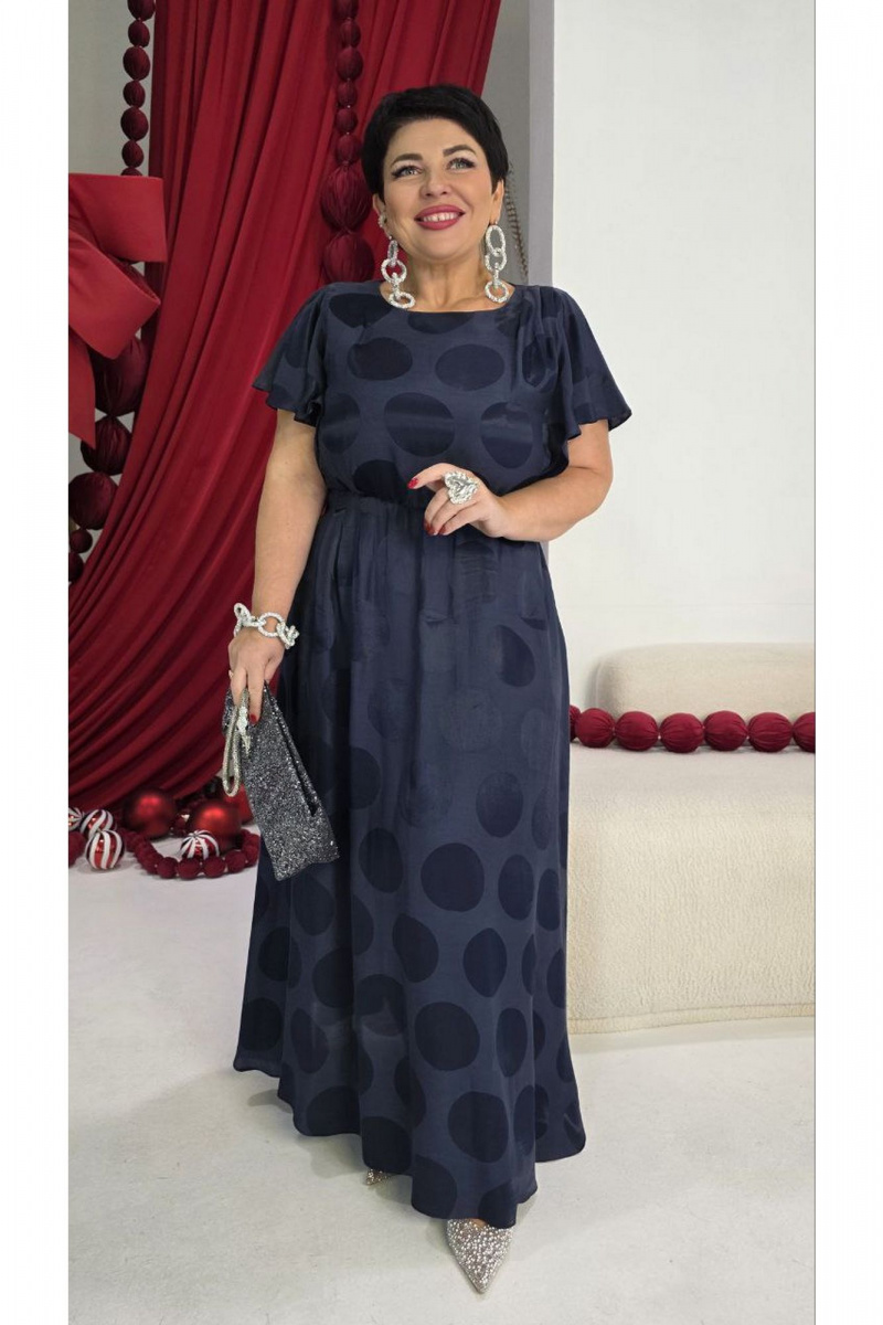 Платья Vittoria Queen 28483 темно-синий