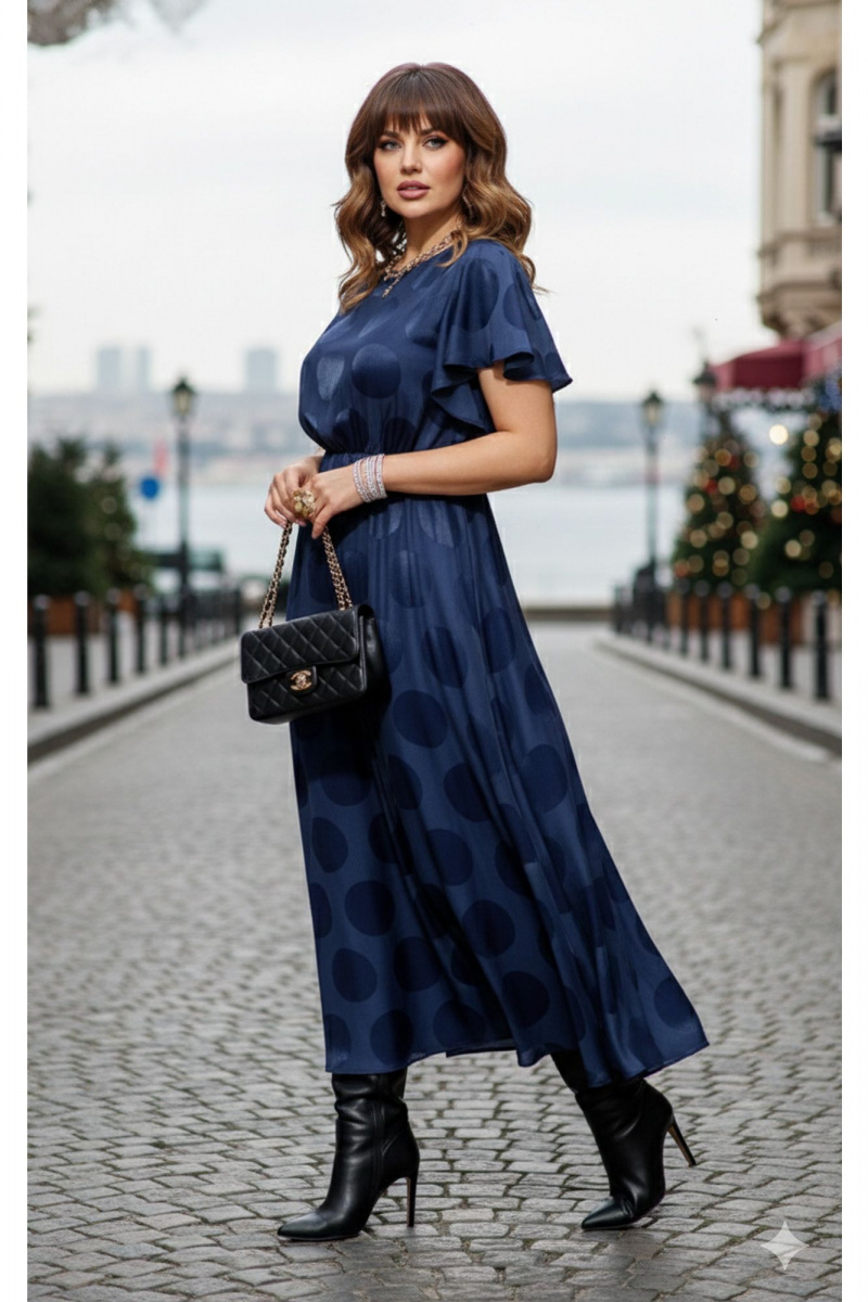 Платья Vittoria Queen 28483 темно-синий