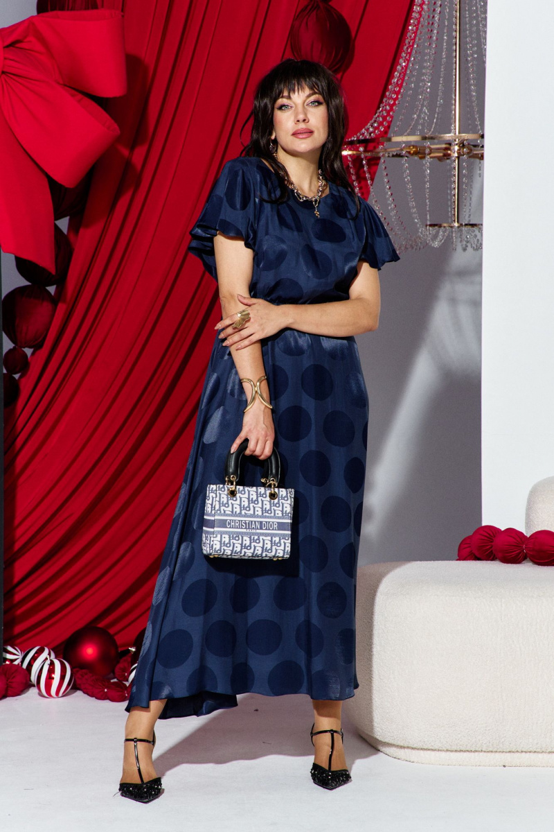 Платья Vittoria Queen 28483 темно-синий