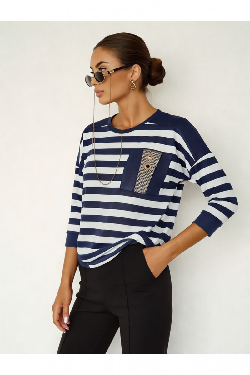 Блузы Nika.PL 0203102 темно-синий