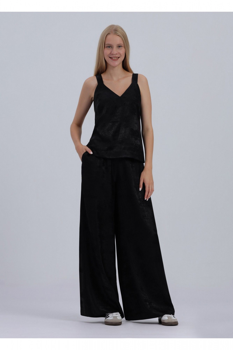 Блузы Полинушка 153Б черный