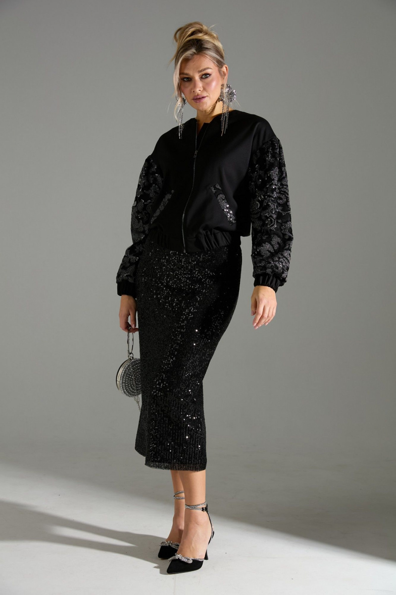 Юбочный костюм LM К168042 черный