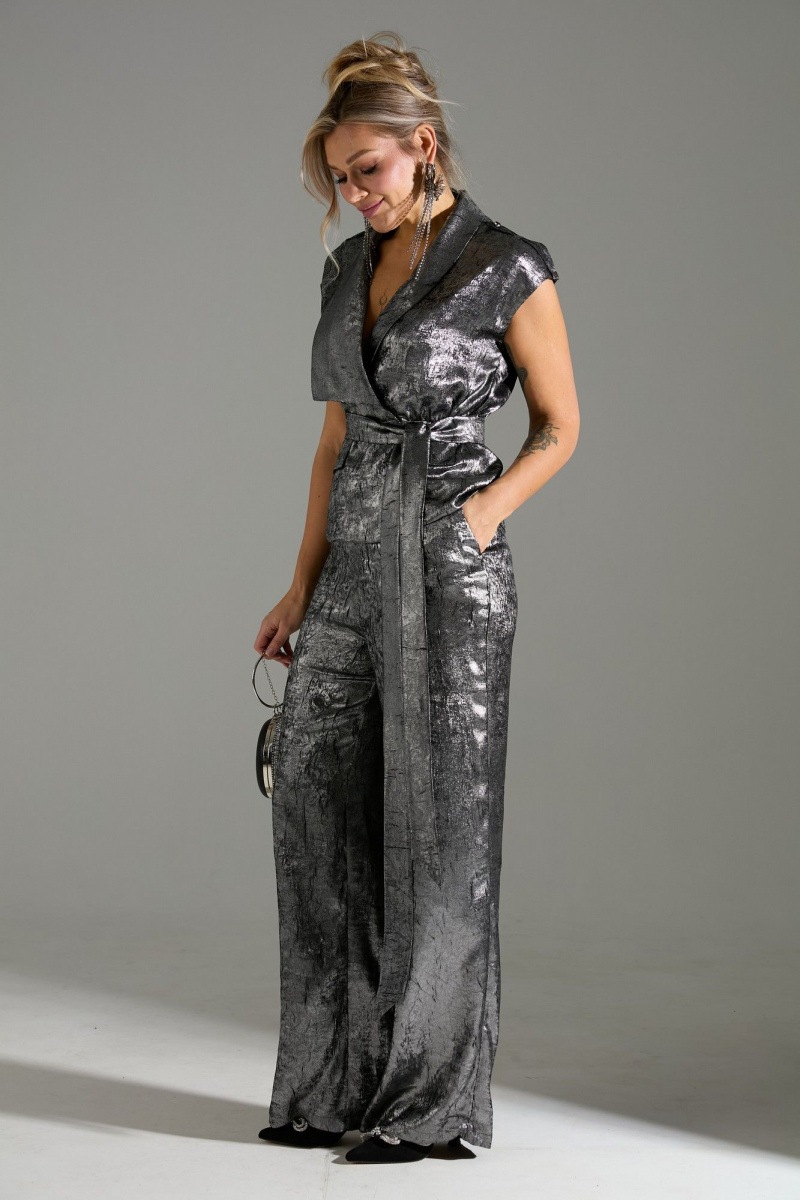 Брючный комплект LM К126048 серый_шиммер