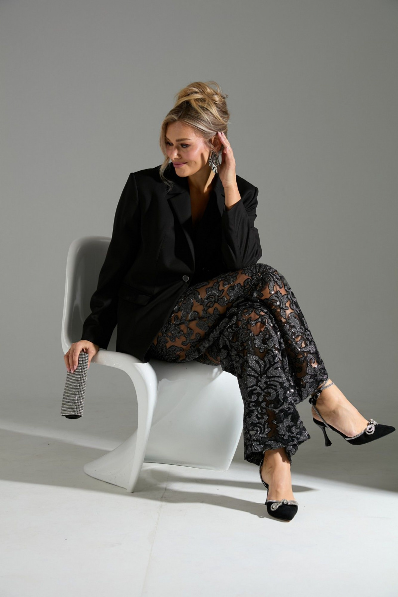 Брючный костюм LM К43040 черный