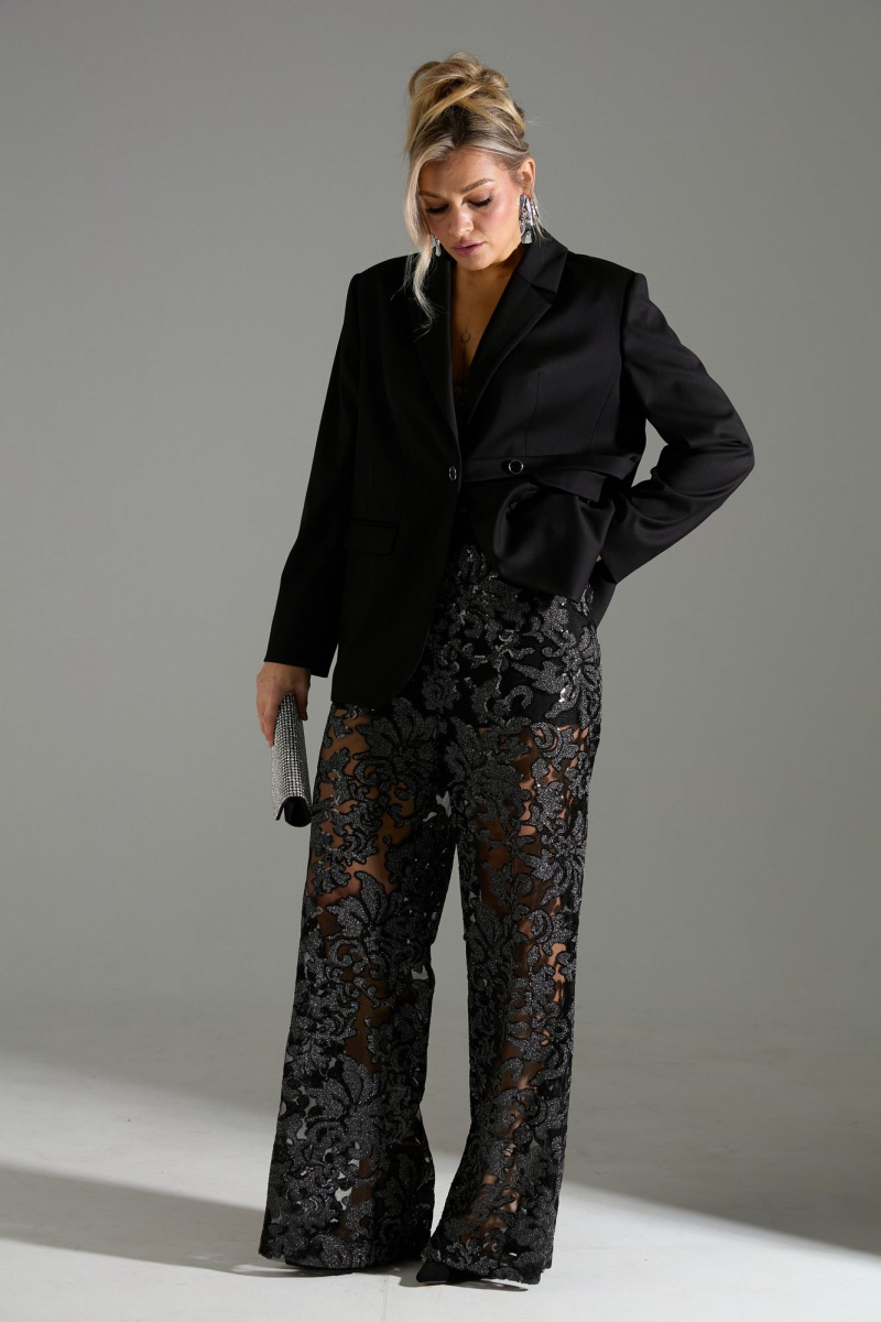 Брючный костюм LM К43040 черный