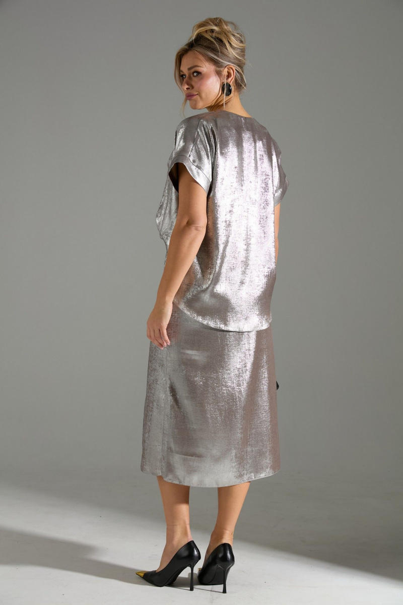 Юбочный комплект LM М94 бежевый_шиммер