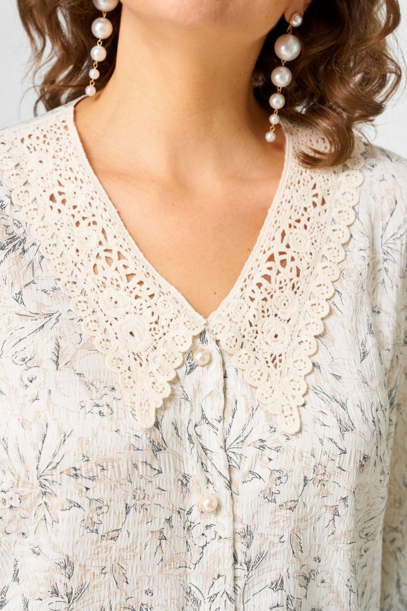 Блузы Svetlana-Style 2304 молочный_принт