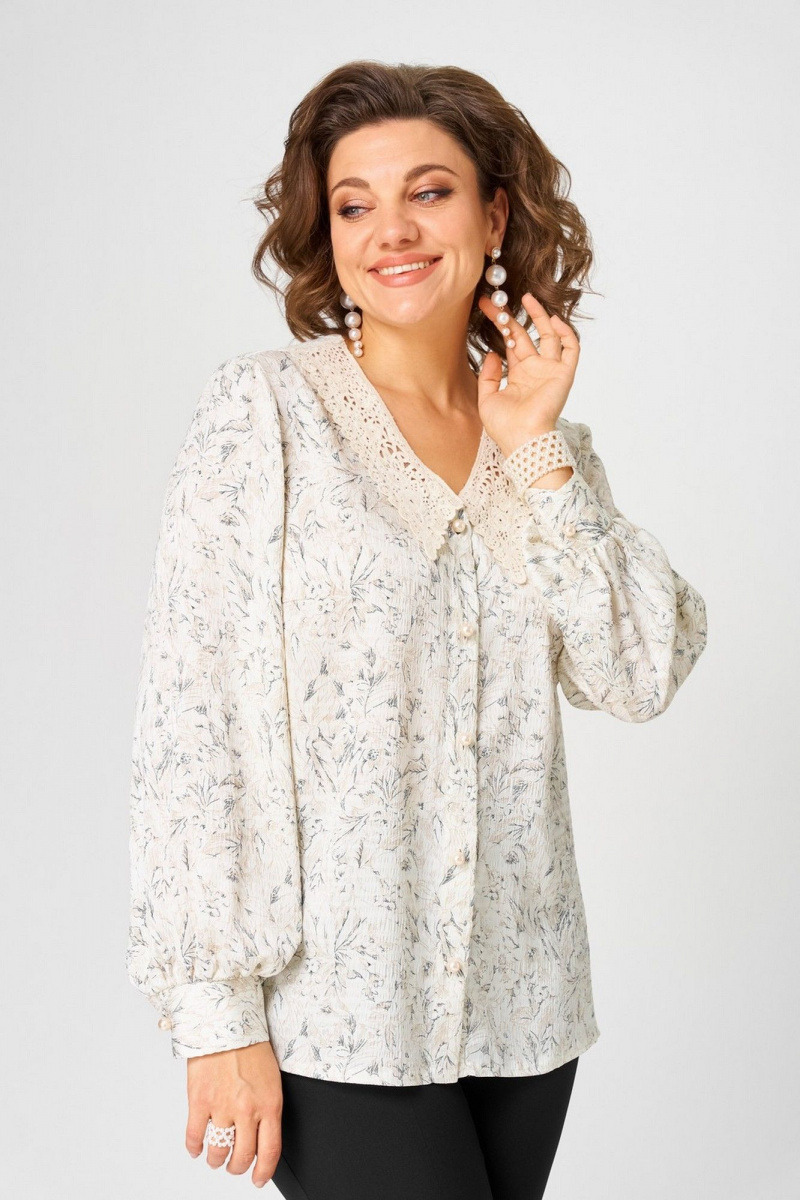 Блузы Svetlana-Style 2304 молочный_принт