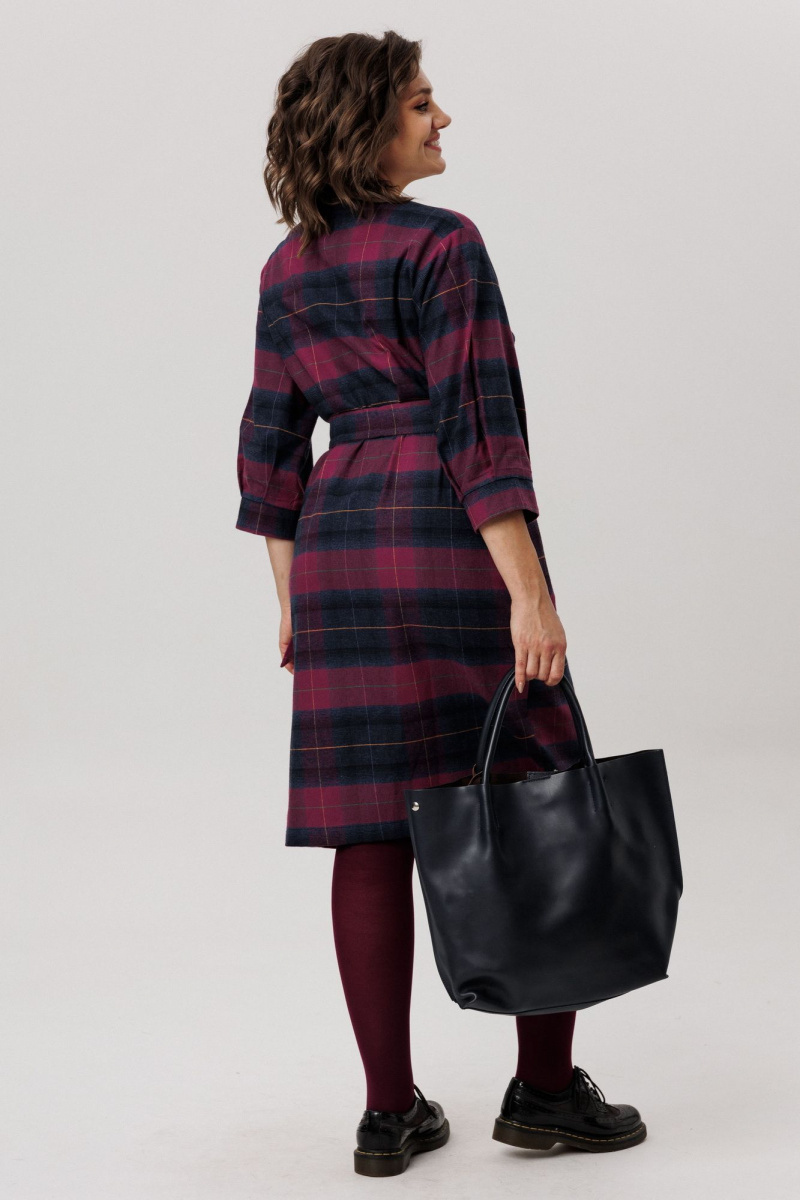 Платья Anelli 1728 винная_геометрия