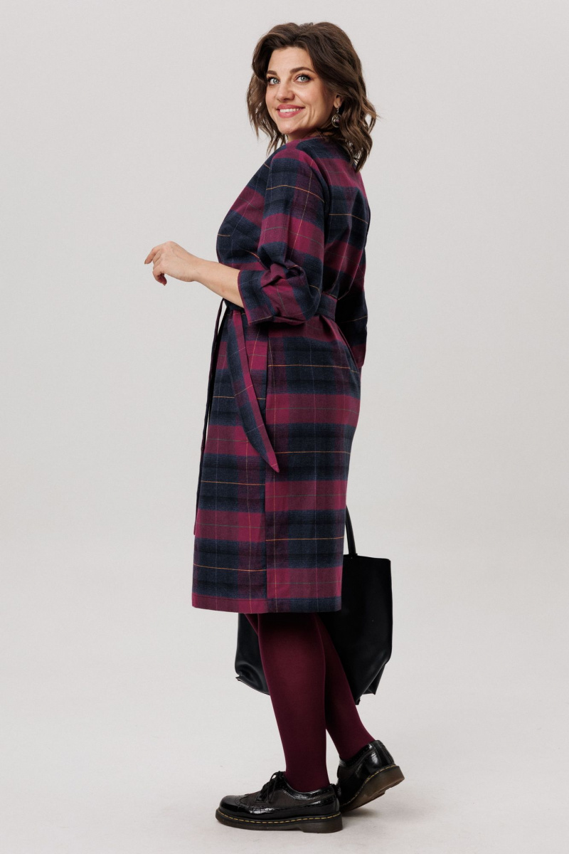 Платья Anelli 1728 винная_геометрия