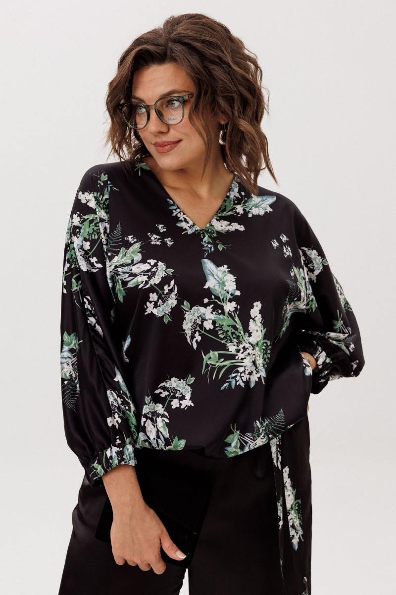 Блузы Anelli 1662 цветы_ночного_сада