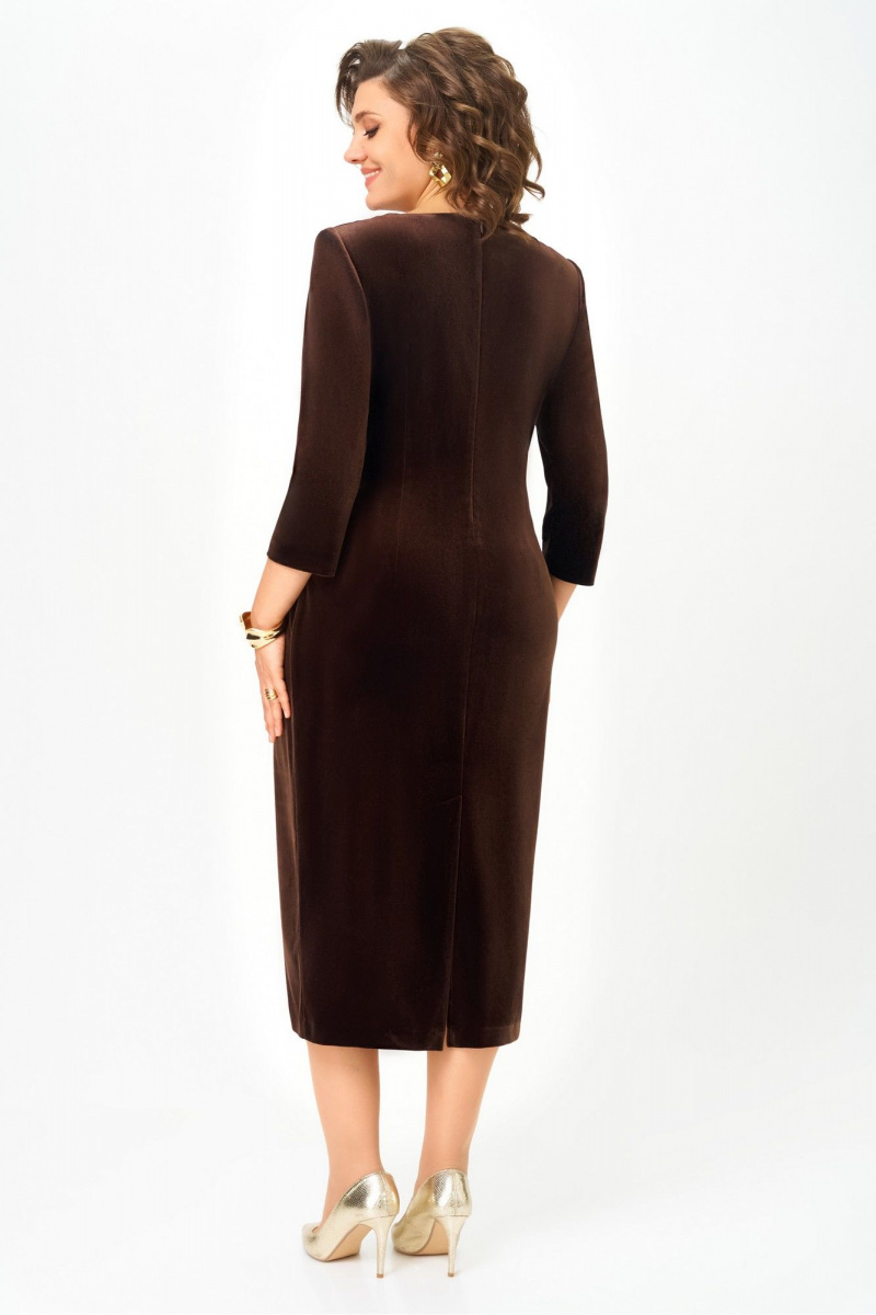 Платья DaLi 7062 шоколад