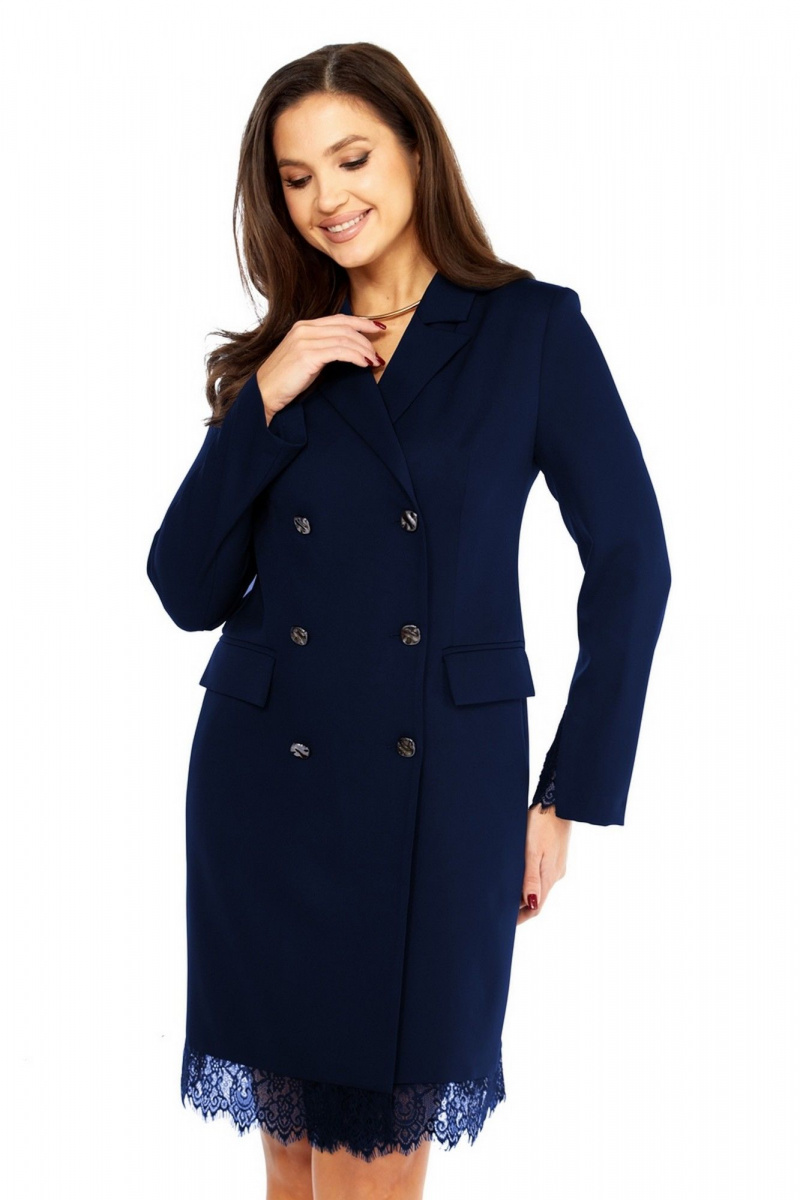 Платья Милора-стиль 1413 синий