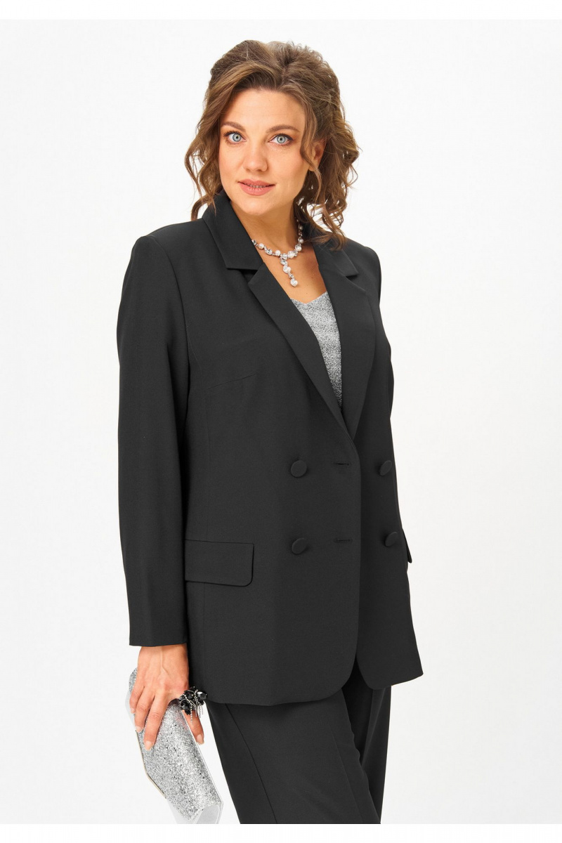 Брючный комплект Твой имидж 2302 черный