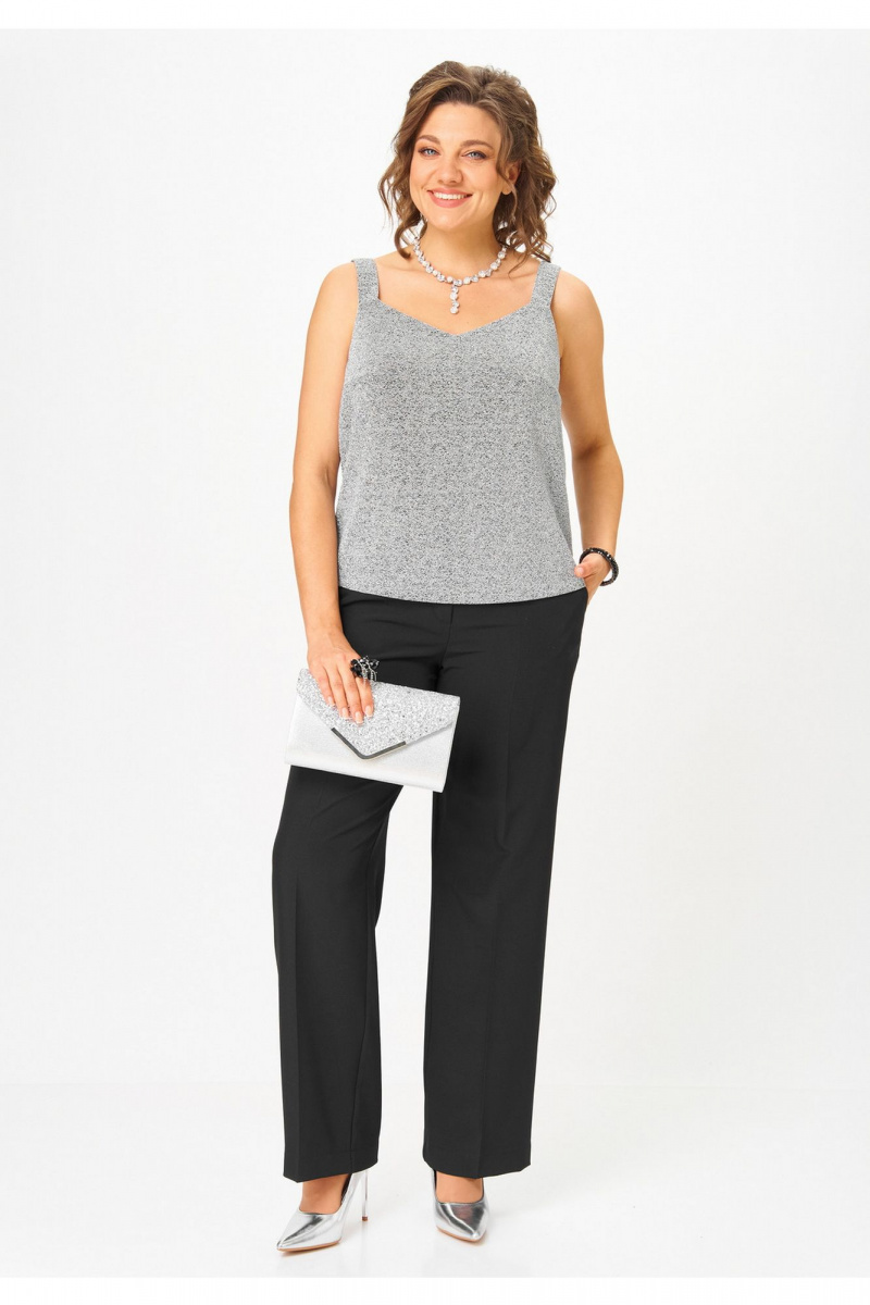 Брючный комплект Твой имидж 2302 черный