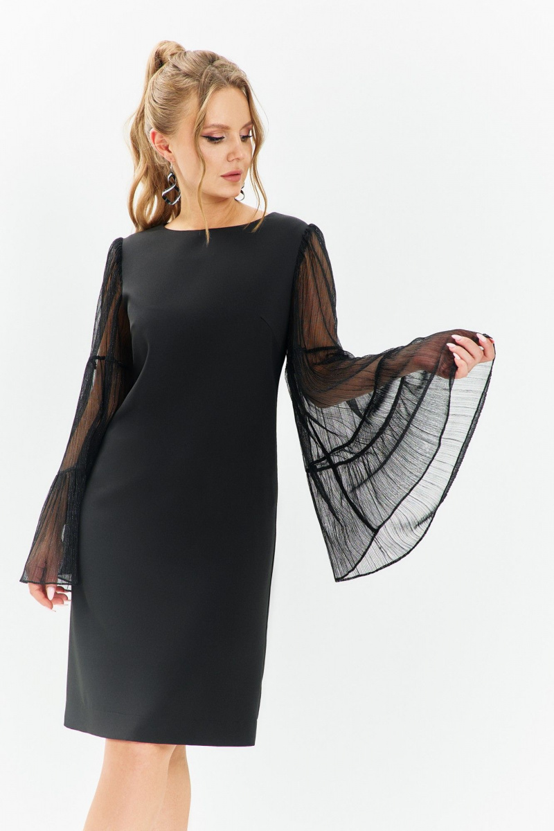 Платья Euromoda 675 черный