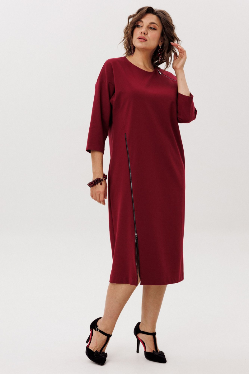 Платья Anelli 58 гранатовый_закат