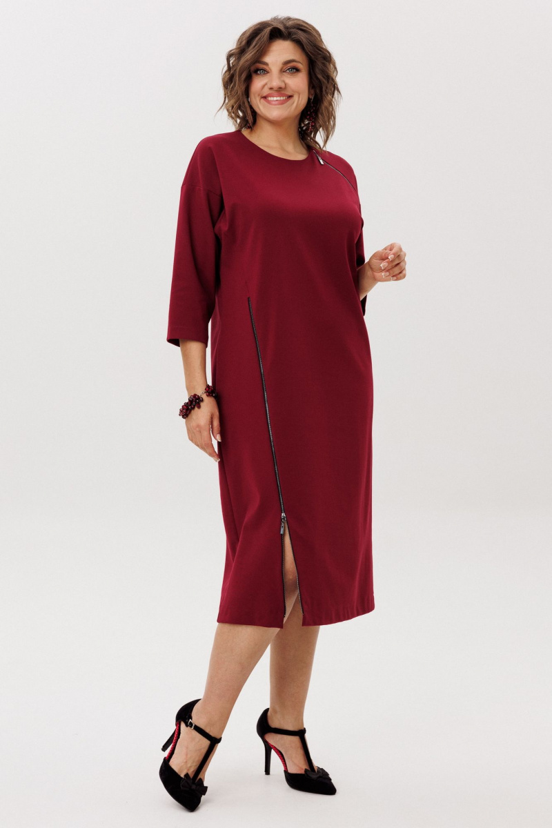 Платья Anelli 58 гранатовый_закат