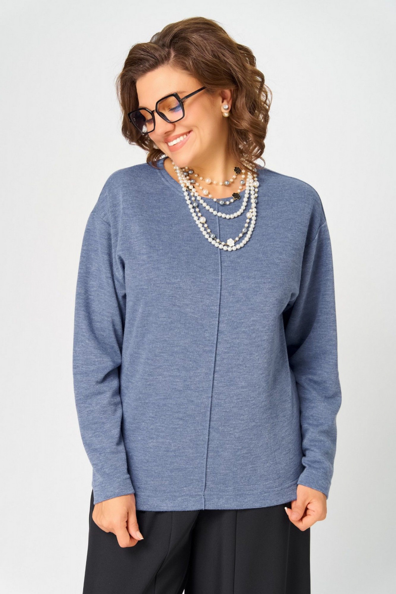 Джемперы Bliss 4234 стальной_синий