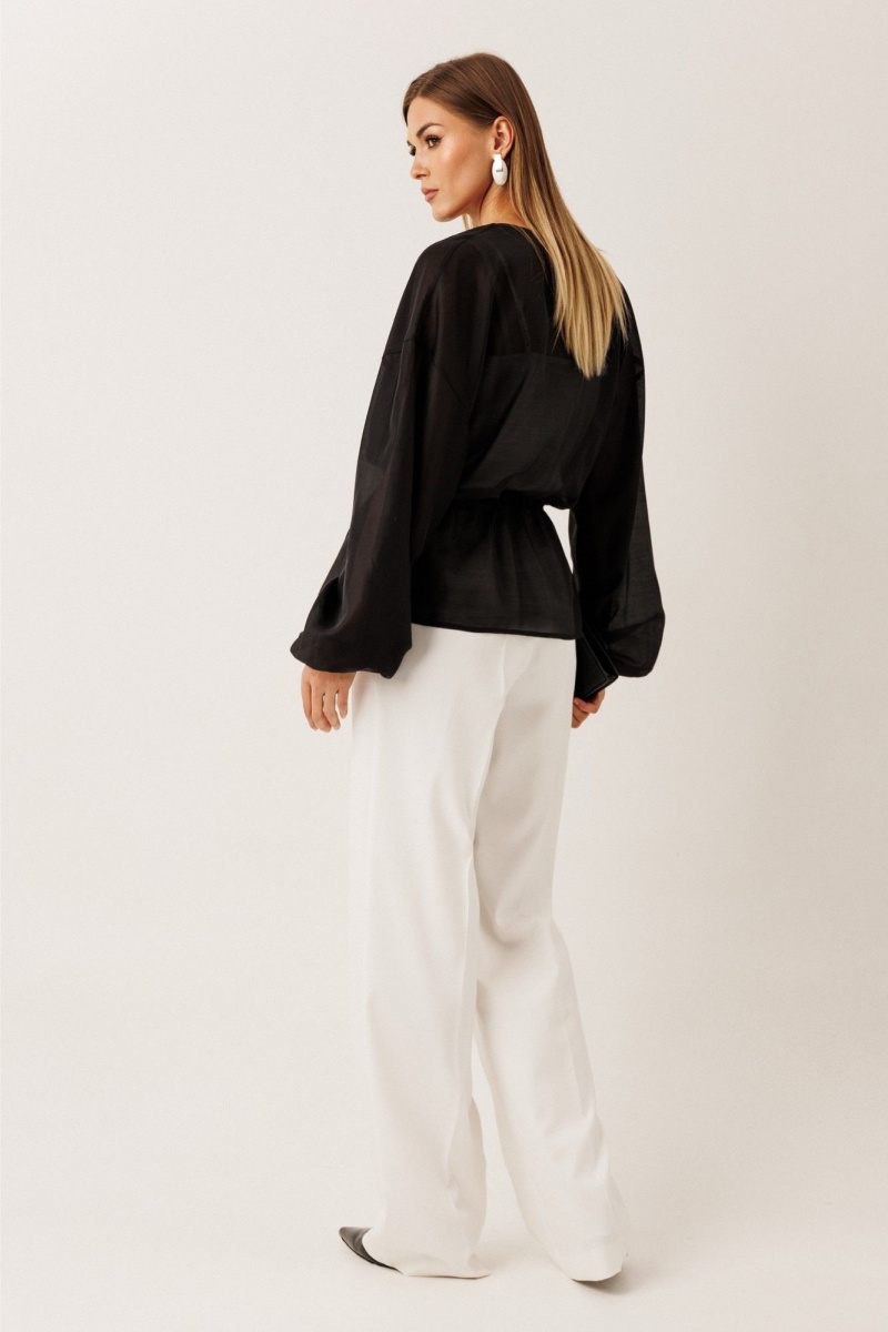 Блузы KOKOdea 20001 чёрный и молочный