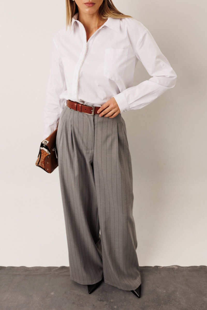 Брючный костюм KOKOdea 30005 серый