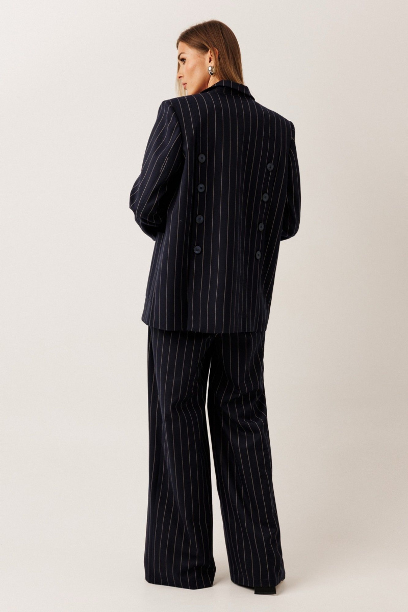 Брючный костюм KOKOdea 30006 тёмно-синий