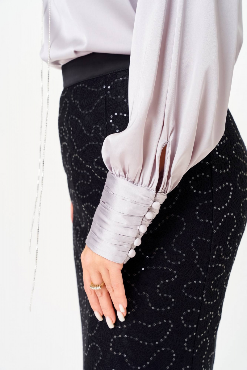 Юбочный комплект Karina deLux M-1416 черный+серый