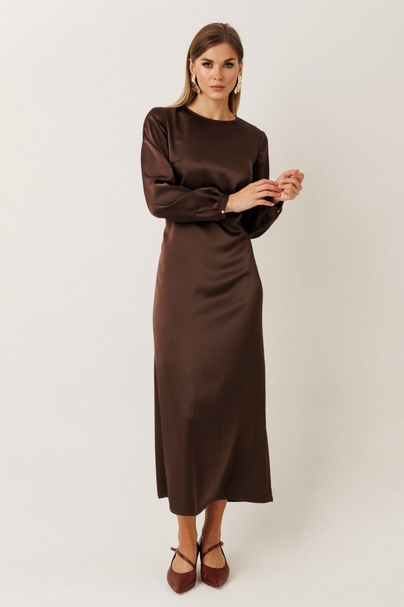 Платья KOKOdea 70012 шоколад