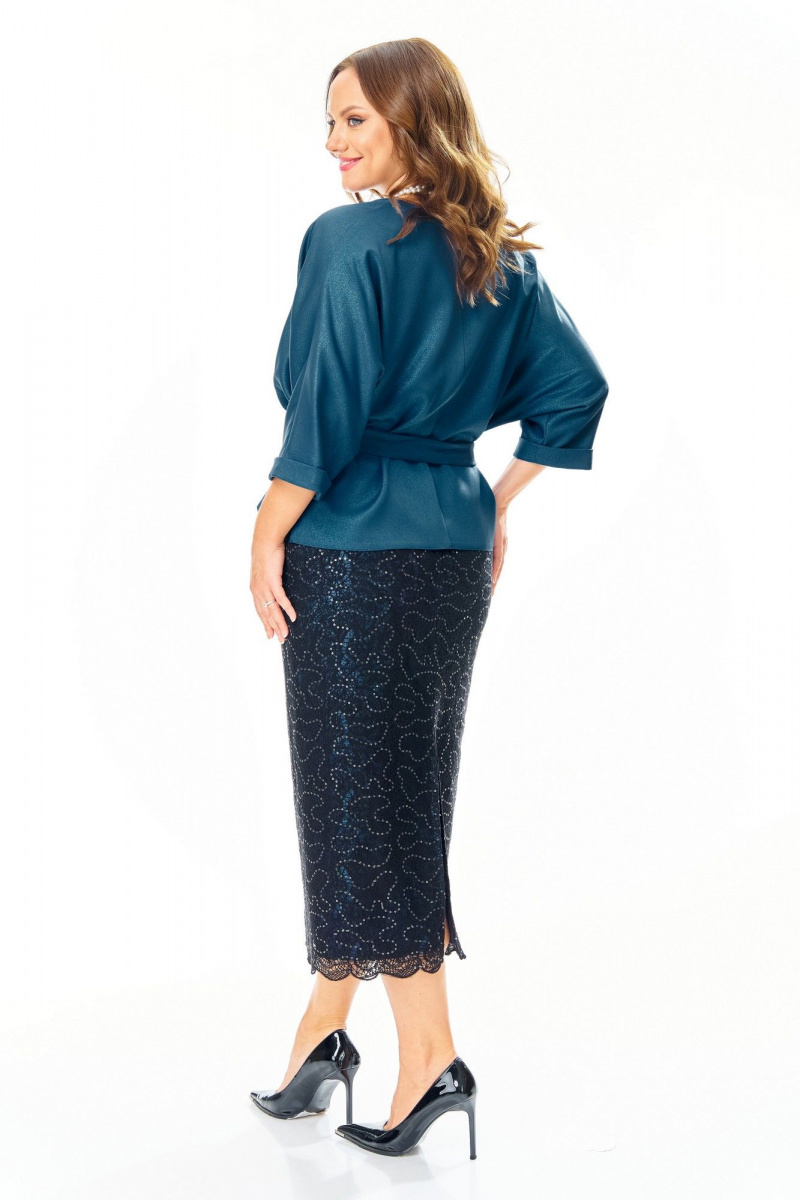 Юбочный комплект T&N 7706 синий-морской-черный