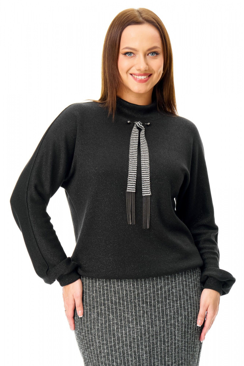 Юбочный комплект T&N 7713 черный_полоска