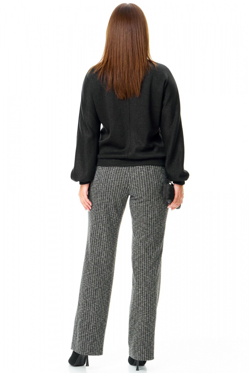 Брючный комплект T&N 7714 черный_полоска