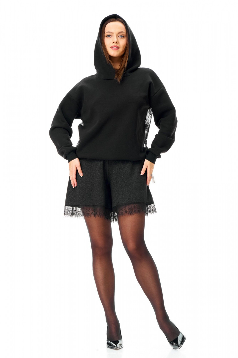 Женский комплект с шортами T&N 7718 черный