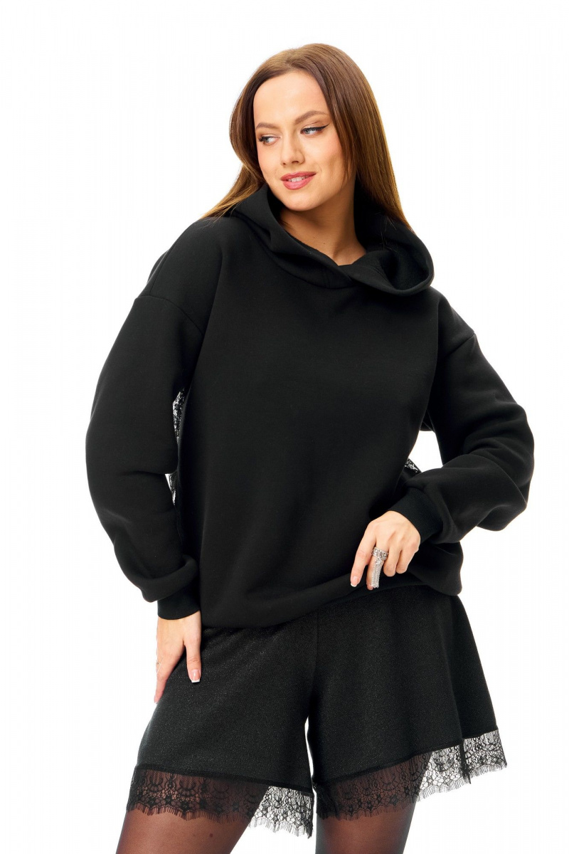 Женский комплект с шортами T&N 7718 черный