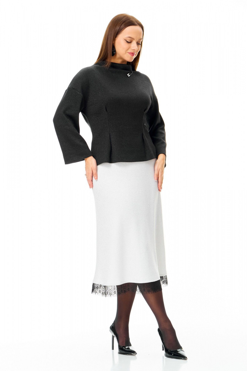 Юбочный комплект T&N 7721 черный-белый