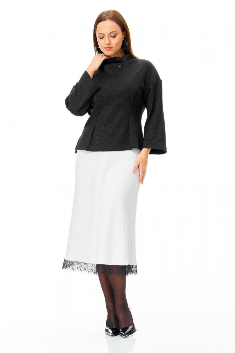 Юбочный комплект T&N 7721 черный-белый