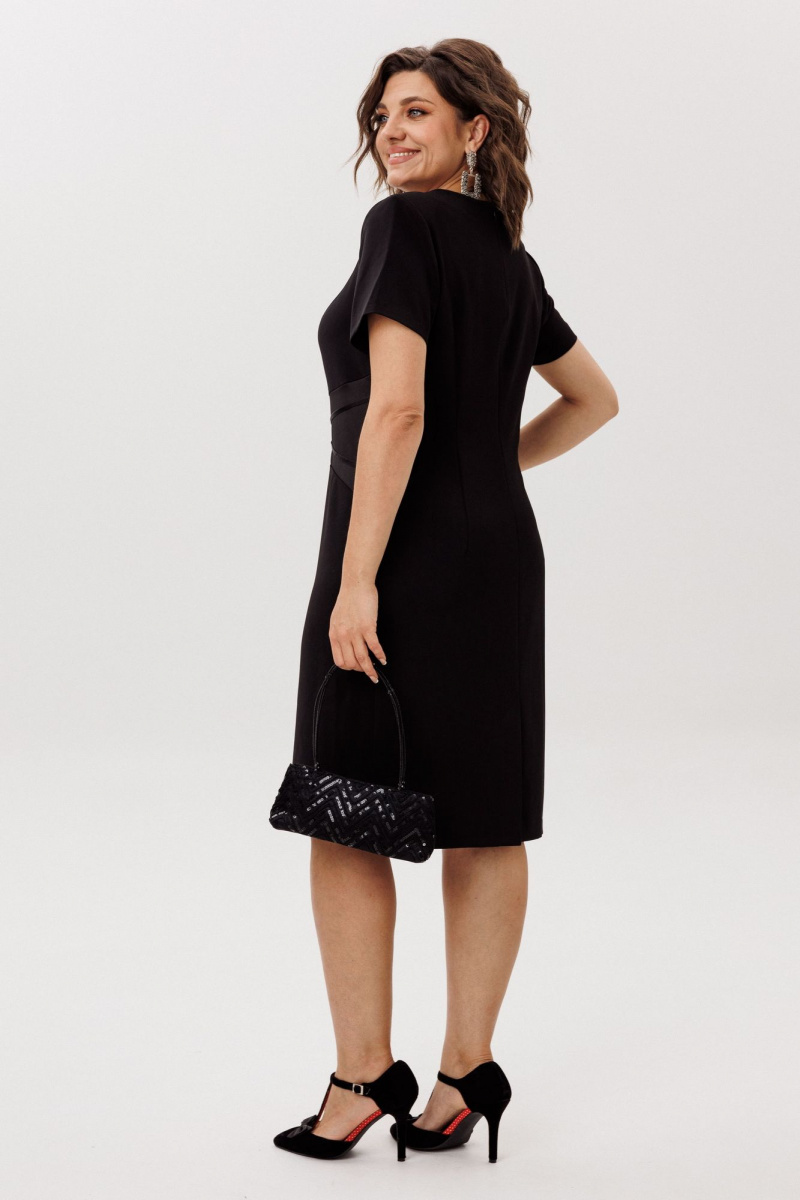 Платья Anelli 1761 черный_лебедь