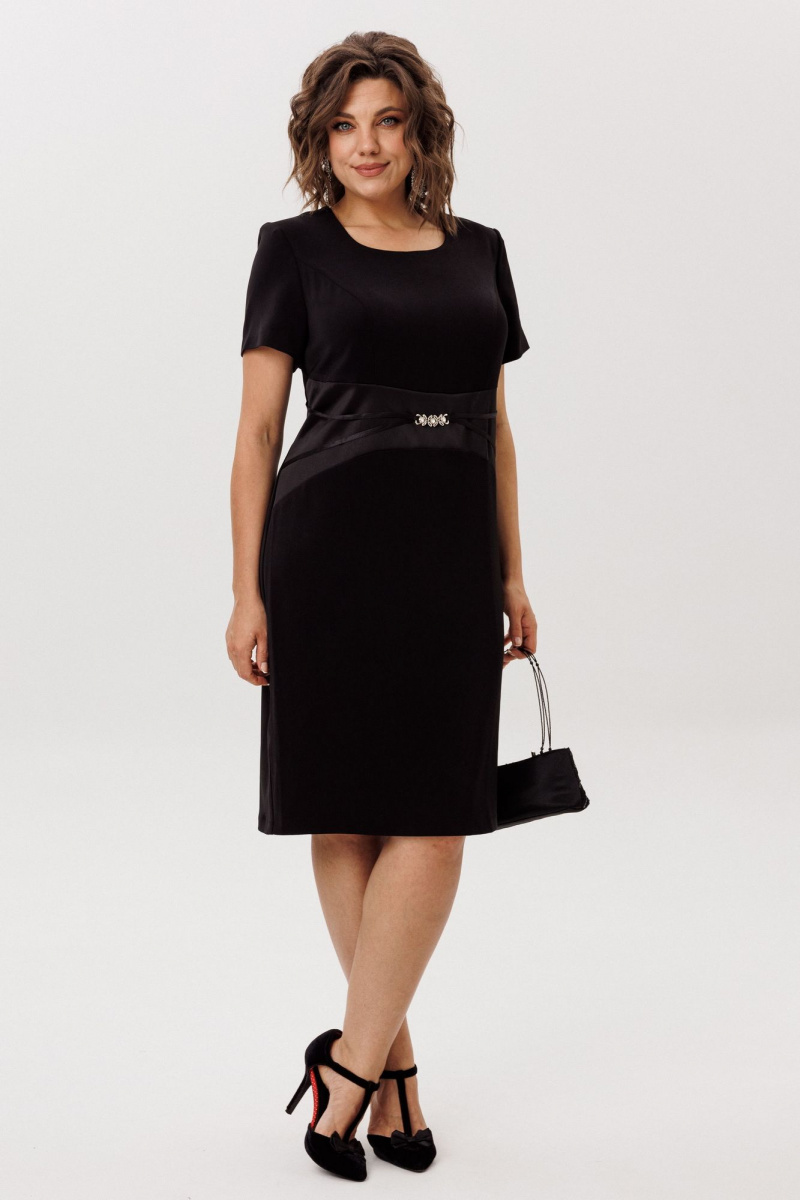 Платья Anelli 1761 черный_лебедь