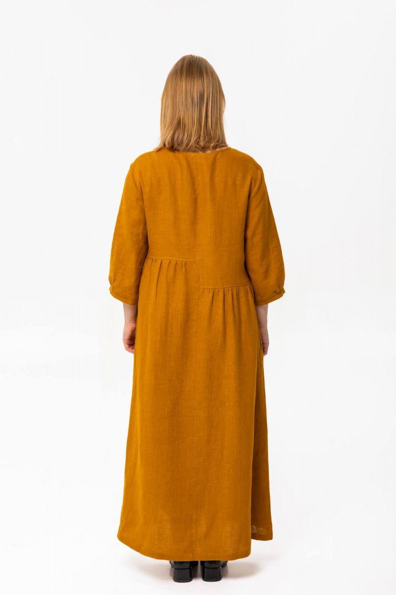 Платья SHLOMO 4-33 горчичный
